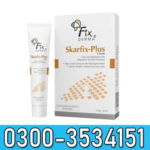 Fixderma 2% Kojic Acid + 1% Arbutin Skarfix-Plus Scar Removal Cream in Pakistan