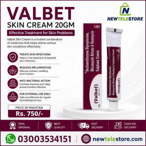 Valbet Skin Cream 20gm In Pakistan