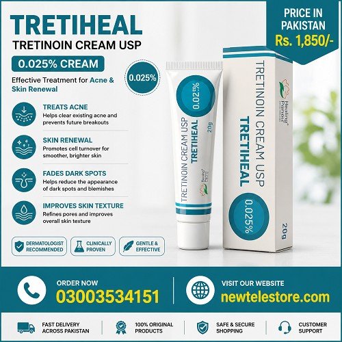 Tretiheal 0.025% Cream In Pakistan