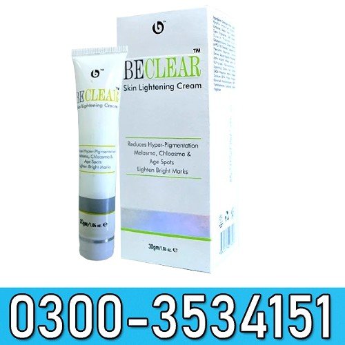 Be Clear Skin Whitening Skin Lightening Cream 30gm In Pakistan
