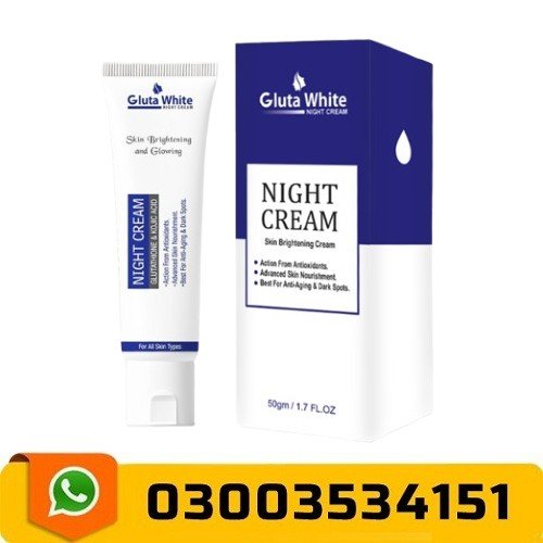 Gluta White Night Cream Tube Pack Price In Pakistan