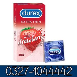 Durex Extra Thin Wild Strawberry Condom In Pakistan