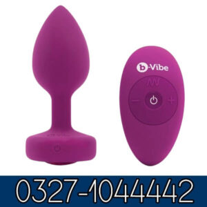 B Vibe Vibrating Jewel Butt Plug In Pakistan