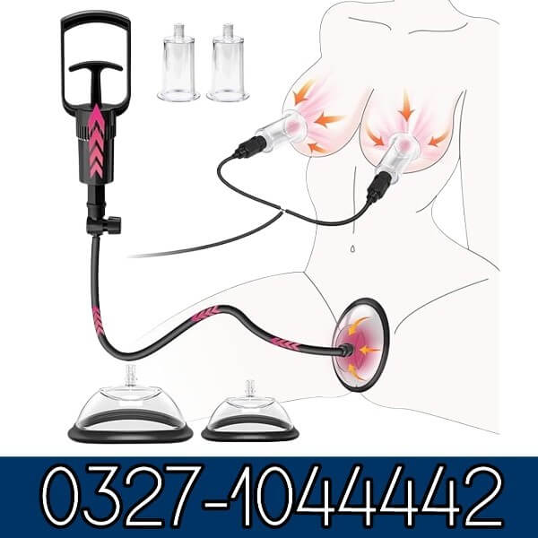 Pussy Pump with 2 Clitoris Nipple Suckers Set